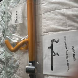 Twin Hook Steering Wheel Lock / $15.00