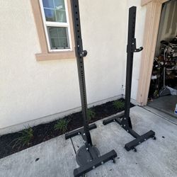 Bells Of Steel (BoS) Squat Stand With Wheels & BoS Sandwich J Cups