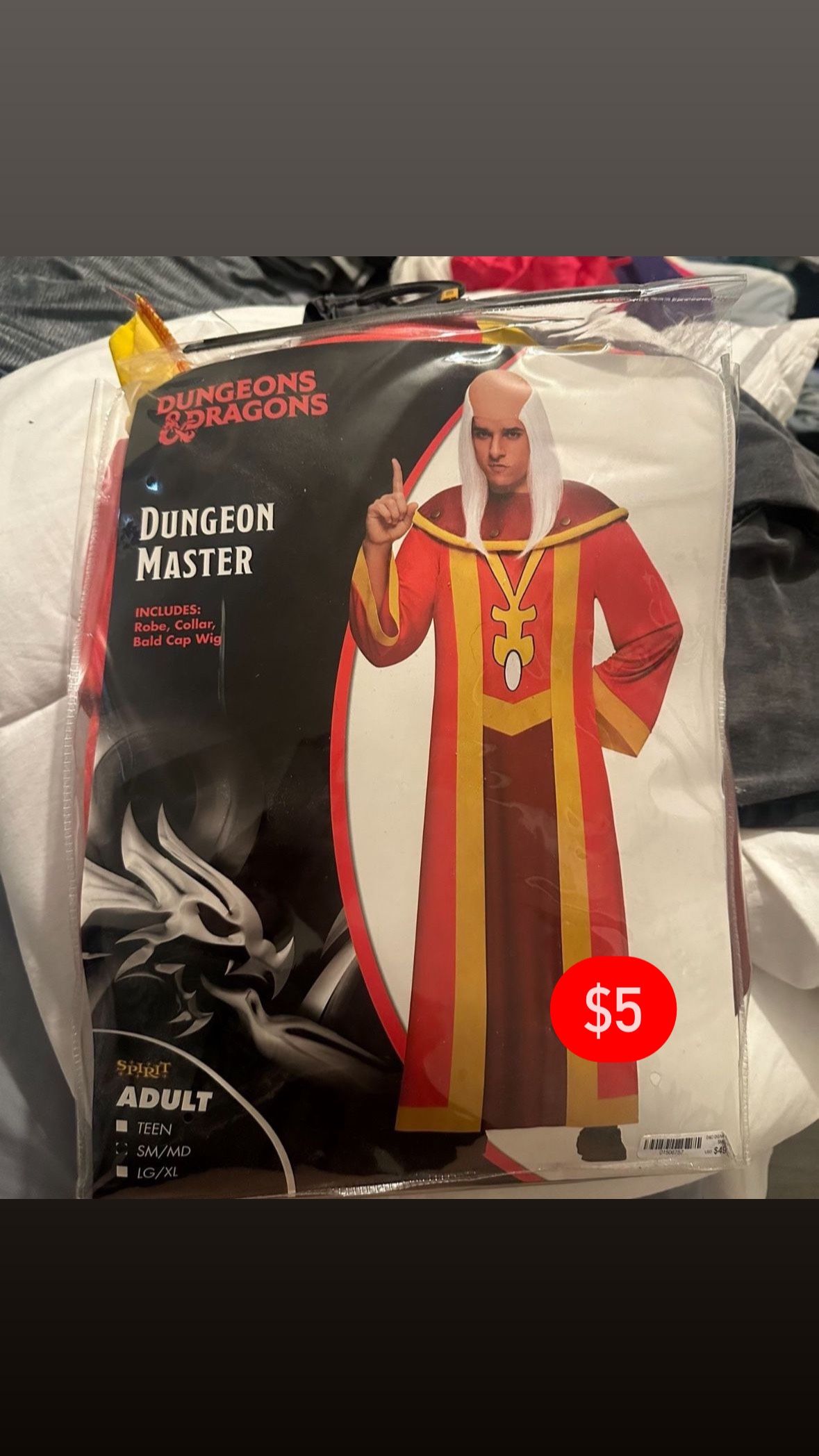 Halloween Dungeon Master Costume, Can Also Be Used As A Priest Costume