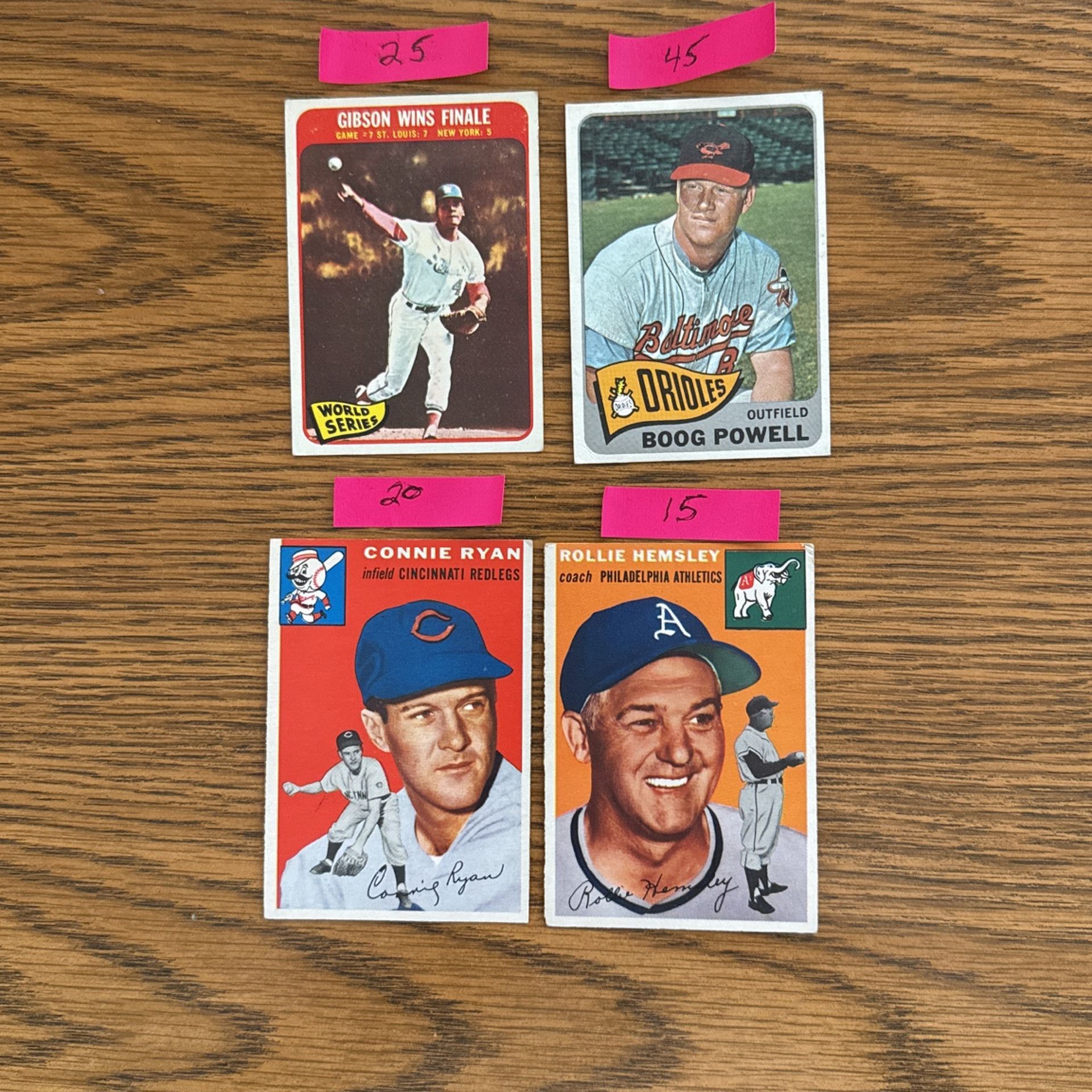 Vintage. Baseball Cards