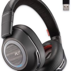 Plantronics - Voyager 8200 UC (Poly) - Bluetoo Dual-Ear (Stereo) Headset 