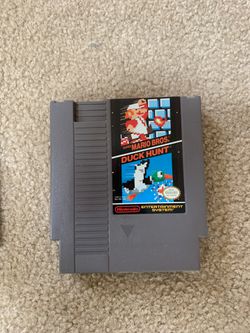 Nintendo super Mario Brothers and duck hunt