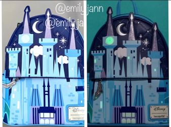 Cinderella Castle Glow in the Dark Backpack