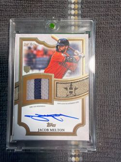 Jacob Melton 2026 Topps Flagship Auto Patch Card RC/50