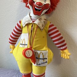 Ronald McDonald Doll 20”