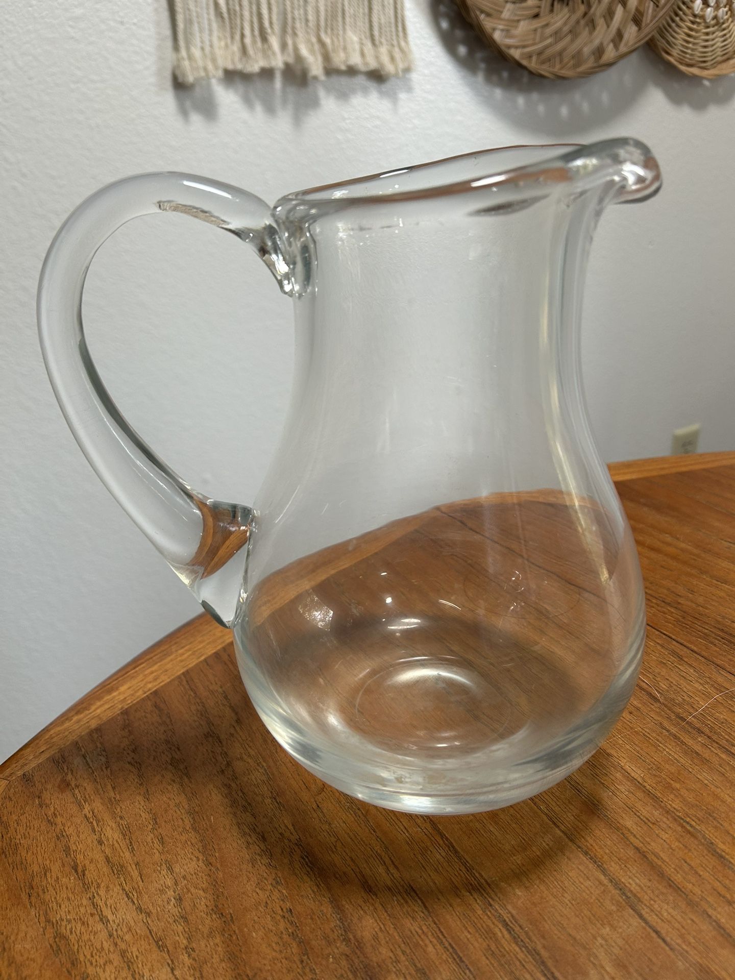 KROSNO Poland Clear Crystal Cocktail Carafe or Water Pitcher