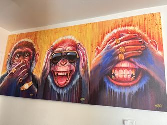 Inktuitive art 3 wise monkeys set