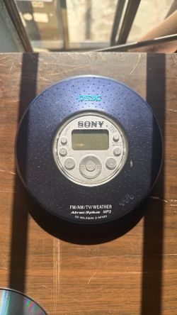 Blue Sony Psyc D-NF420 CD player