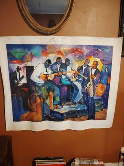 Jazz Musicians Colorful Art Print Poster