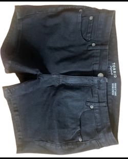 Torrid Black Denim Shorts – Size 12, Perfect Stretch Fit