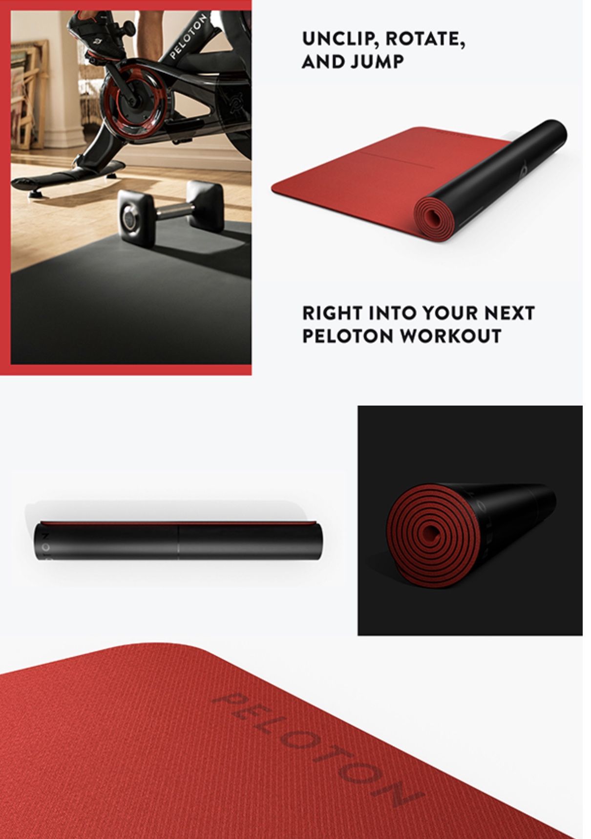 Cycling Peloton Reversible Workout Mat Exercise Buy Peloton Mat