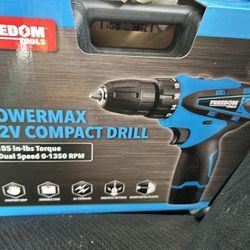 Power Drill And 60 Socket Set