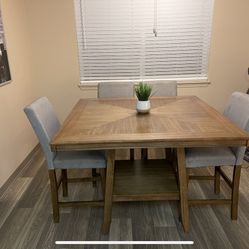 Counter Height Dining Table - NO CHAIRS