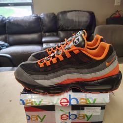$120 Local Pickup 2020 Nike Air Max 95 ID Halloween Edition Size 11.5 No Box Worn A Few Times Very Rare.