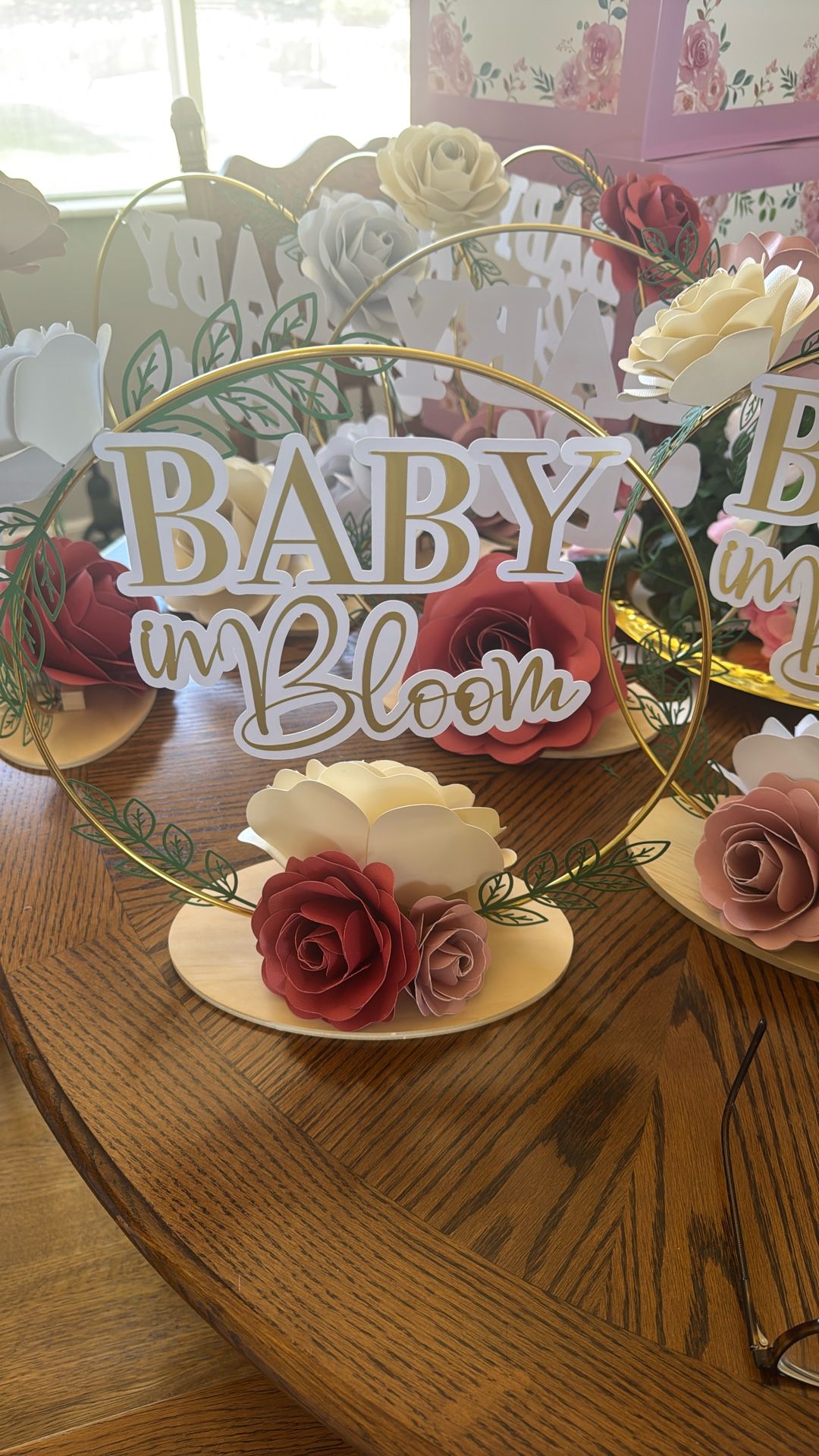 Centerpiece For Baby Girl Shower
