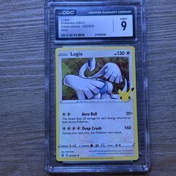 Pokemon lugia 25th anniversary CGC mint 9