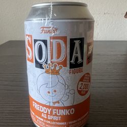 SEALED LE 2K PIECE VAULTED EXCLUSIVE IRIDESCENT GLITTER Freddy Funko Spirit Soda
