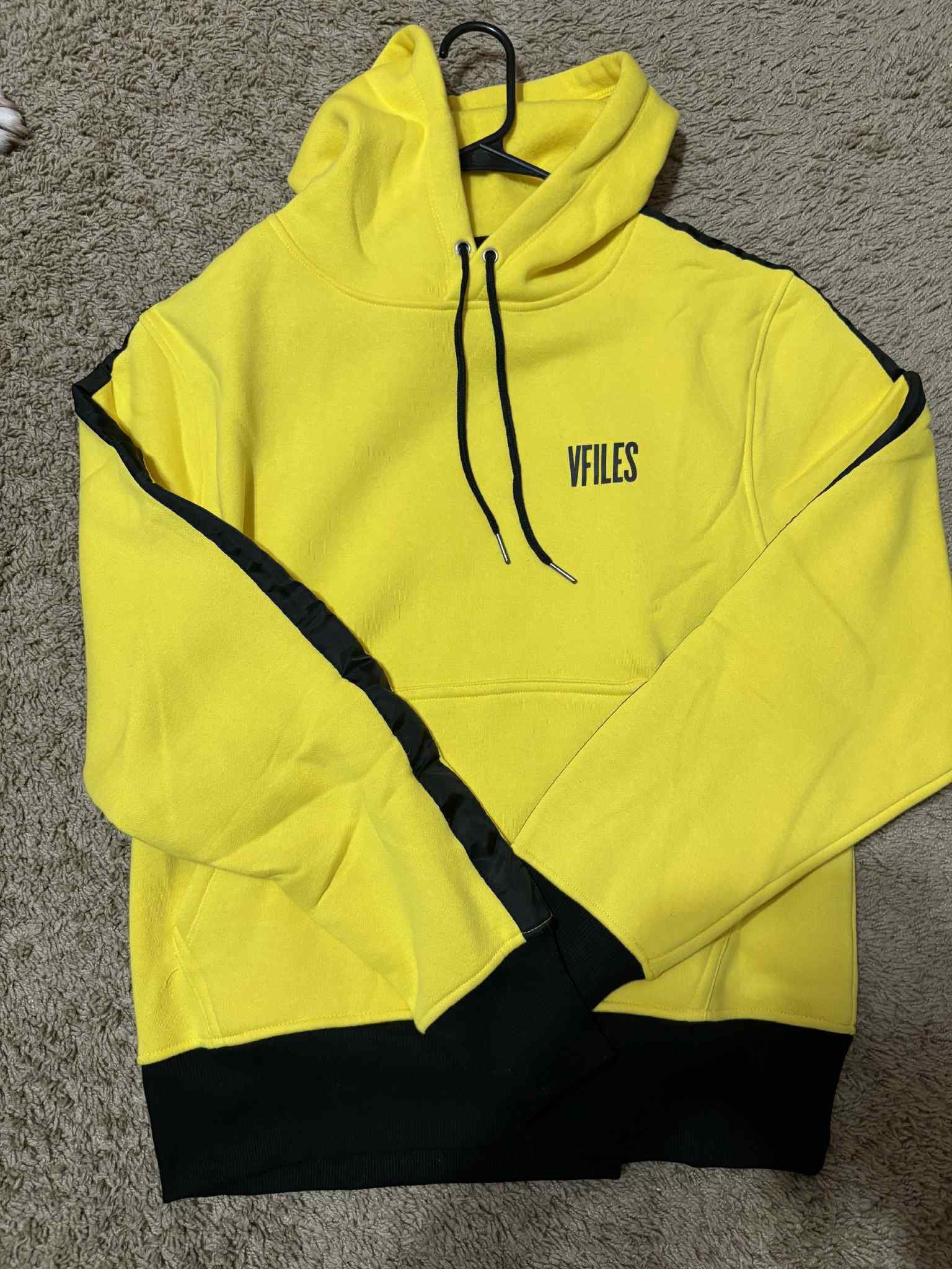 Yellow Vfiles hoodie