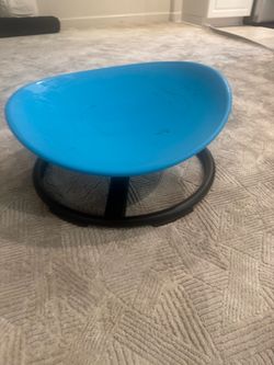 Kids Spinning Wobble Seat Stool Blue