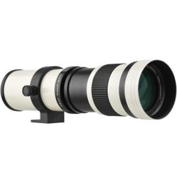 Andoer Cámara MF Super Teleobjetivo zoom lente F/8.3
