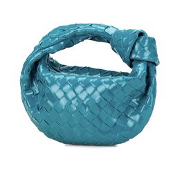 Bottega Veneta Mini Patent Intrecciato Jodie