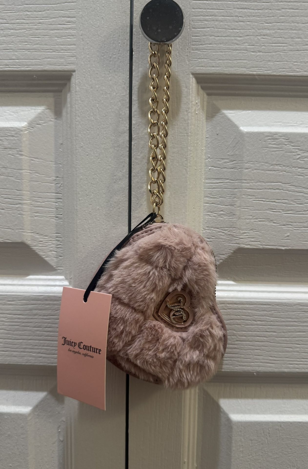 Juicy Couture Fluffy Heart Wallet
