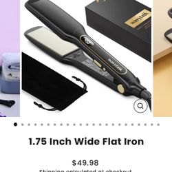  Wavy Talk Titanium Flat Iron 