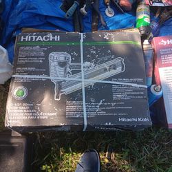 Brand Hitachi And Gravity Feed Spray Gun!!