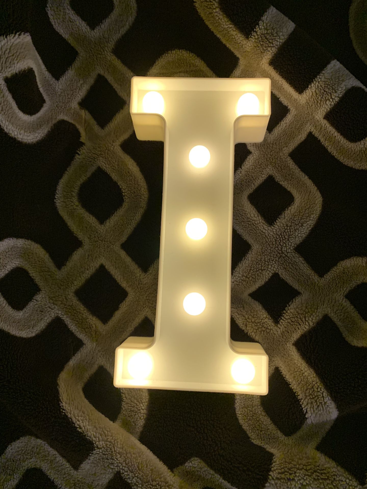 LED letter i .