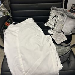 Totes Women’s Boots And Body Glove Snow Pants