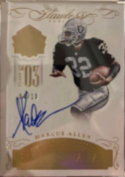 FLAWLESS AUTO 4/10 MARCUS ALLEN HOF