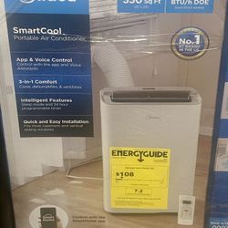 BNIB & Open Box Midea 12k BTU/8k BTU DOE Smartcool Portable ACs