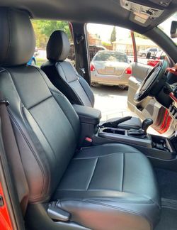Toyota Tacoma 2016–2023 Black Front & Rear Seat Covers