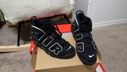 Nike Air More Uptempo Black White Sneakers