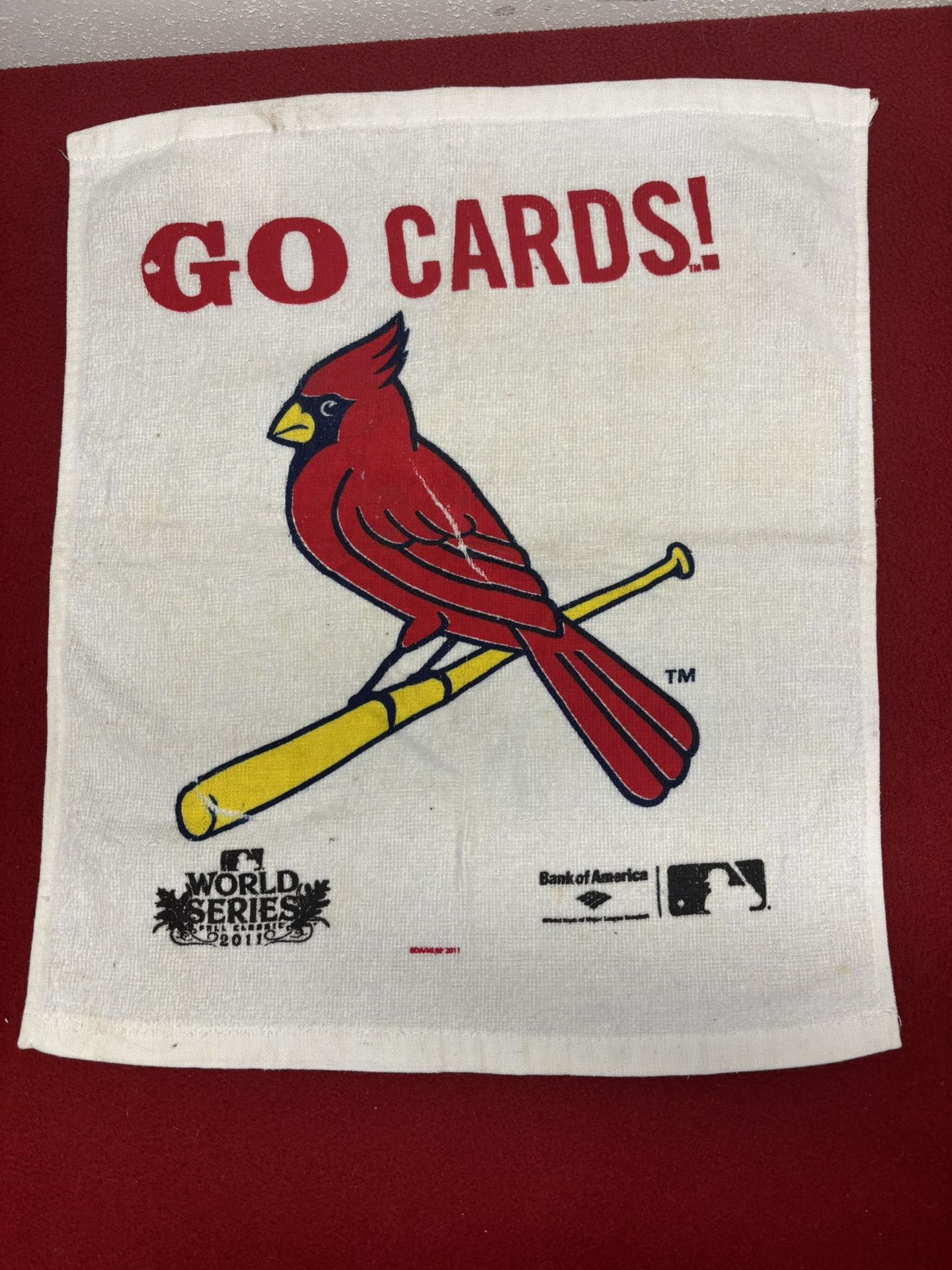 2 St Louis Cardinals Rally Towels 2011 & 2012