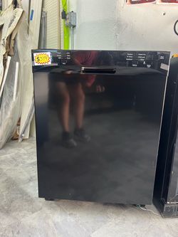 Black Built-In Dishwasher
