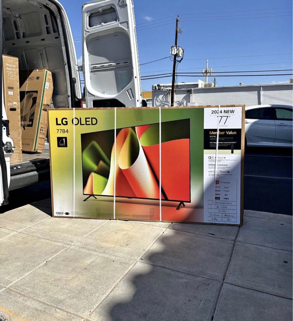 LG 77” OLED B4 SERIES 4K HDR SMART TV