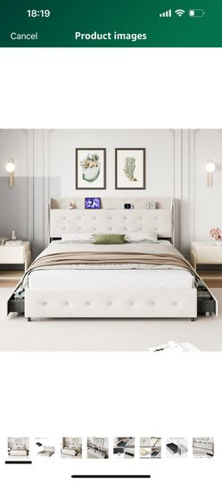 King Bed Frame Storage