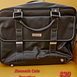 Black Kenneth Cole Reaction Messenger Bag