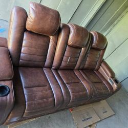 Ashley Power Reclining Sofa -Cave Creek And Bell