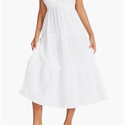 NEW Steve Madden White Cotton Dress Women Size S