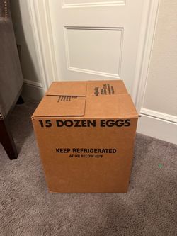 15 Dozen Eggs Farm Fresh UnWashed Eggs