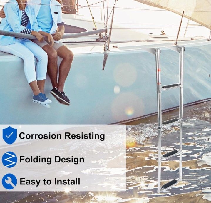 #955... Telescoping Boat Ladder