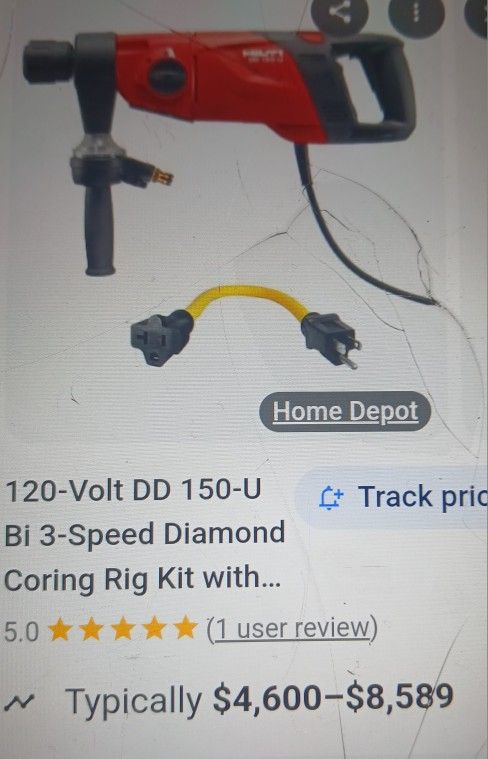 Hilti 150 Diamond Core Drill