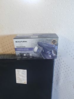 Beautural Steam Iron – Powerful Ceramic Soleplate Iron with Precision Thermostat & Anti-Drip System