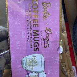 Barbie Coffee Cups Mugs New In Box