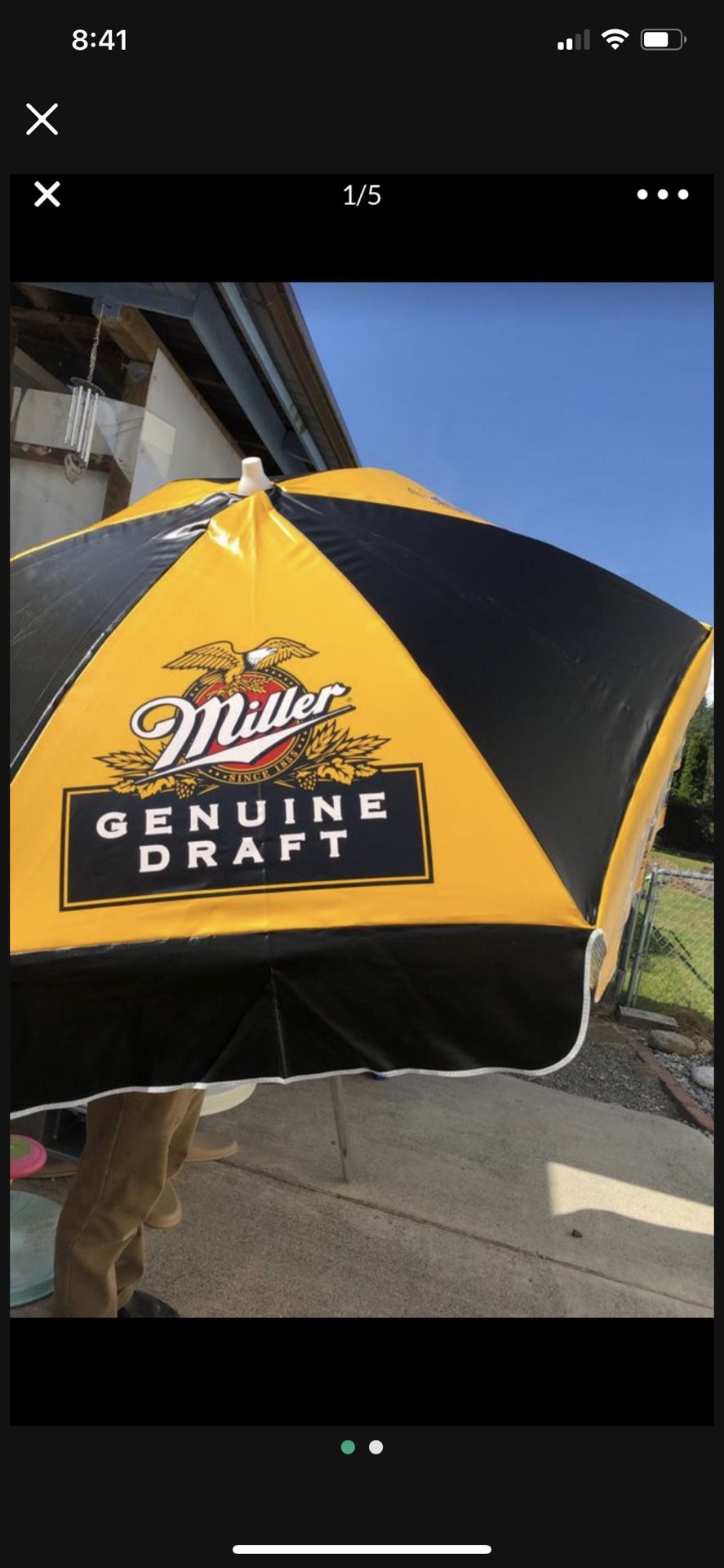 Beach Patio Deck And Garden Umbrella