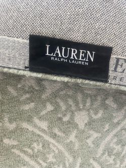 Light green Ralph Lauren wool runner