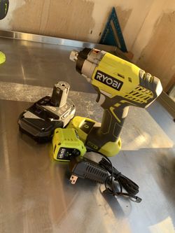 Ryobi Impact Driver With Battery/charger