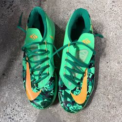 Nike Zoom KD 6 VI Easter 2013 599477-303 Green Camo / Orange Size 12 Basketball